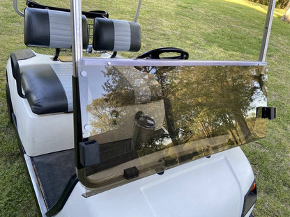 Solidspare Golf Cart Tinted Folding Windshield Windscreen For Yamaha G14 G16 G19 1995-2003
