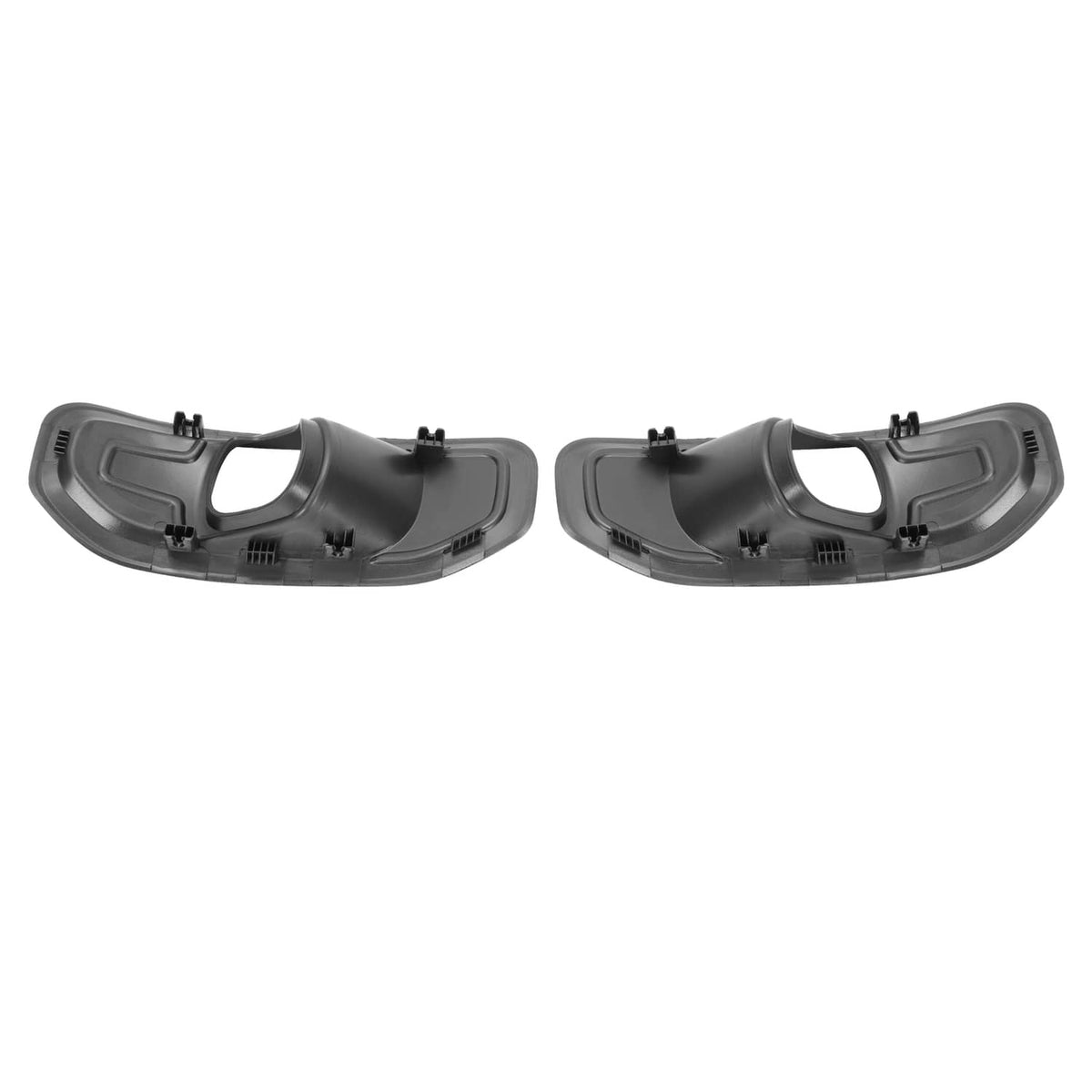 Solid Spare For Ram 1500 2019-2024 Front Driver & Passenger Side Fog Light Lamp Bezel Kit