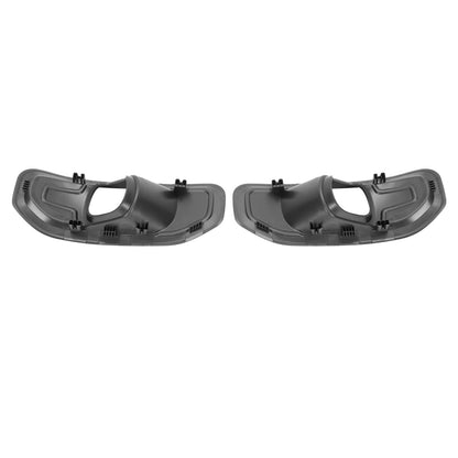 Solid Spare For Ram 1500 2019-2024 Front Driver & Passenger Side Fog Light Lamp Bezel Kit