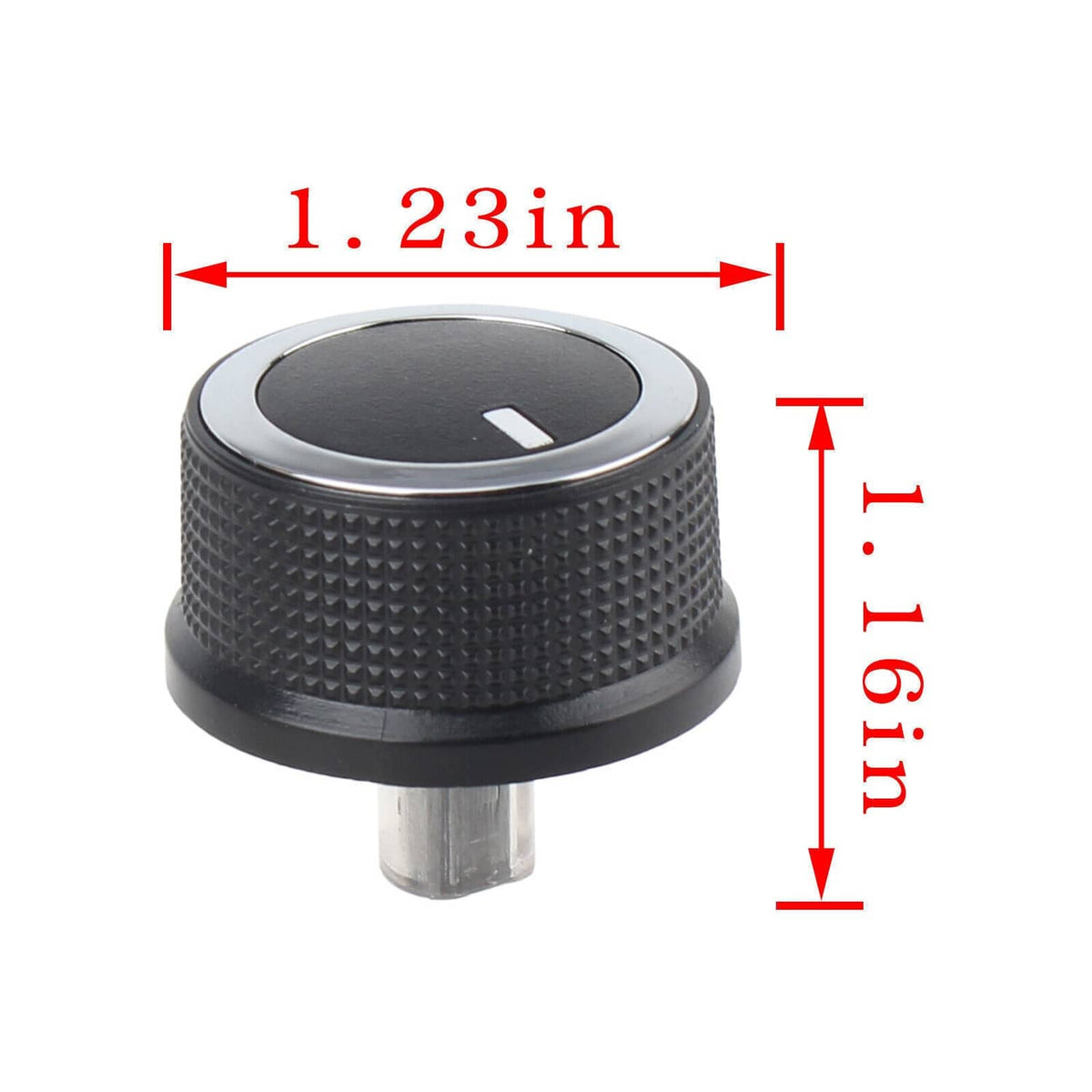 Solidspare 3x Heater A/C Temp Control Knob For 2008-2014 Chevrolet GMC Express Savana 1500