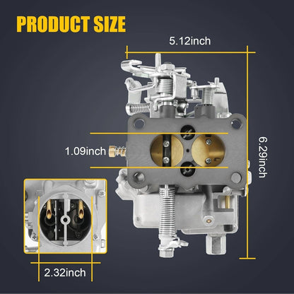 Solidspare Silver Carburetor Carb For 1986-1988 Suzuki Samurai 1.3L Engine US Model Toy-250