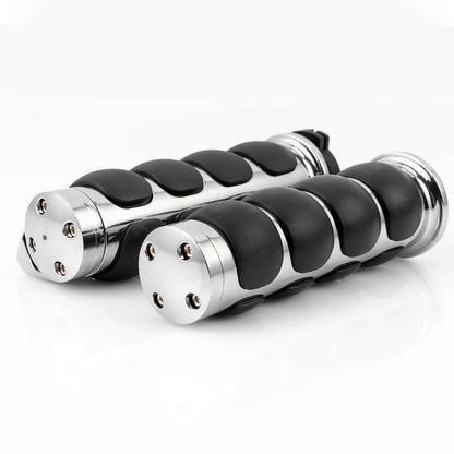Solidspare Motorcycle 1" Handle Bar Hand Grips For Harley Softail Street Glide Road King US