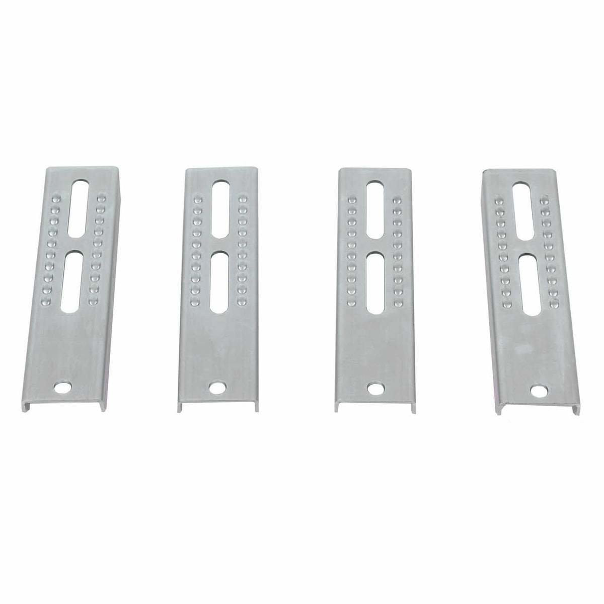 Solidspare 8PCS 10" Galvanized Swivel  Boat Trailer Vertical Bunk Board Brackets Bolster
