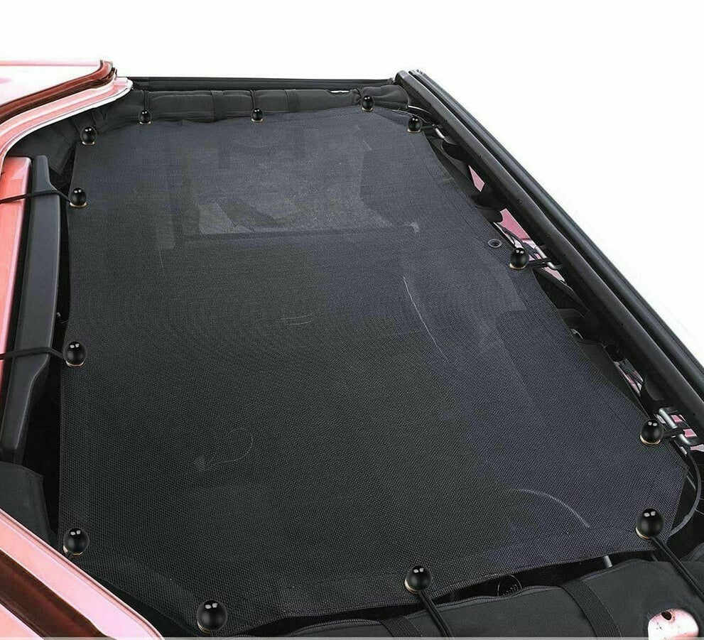 SunShade Sun Top Cover Eclipse for 2007-2018 Jeep Wrangler JK JKU -UV Protection