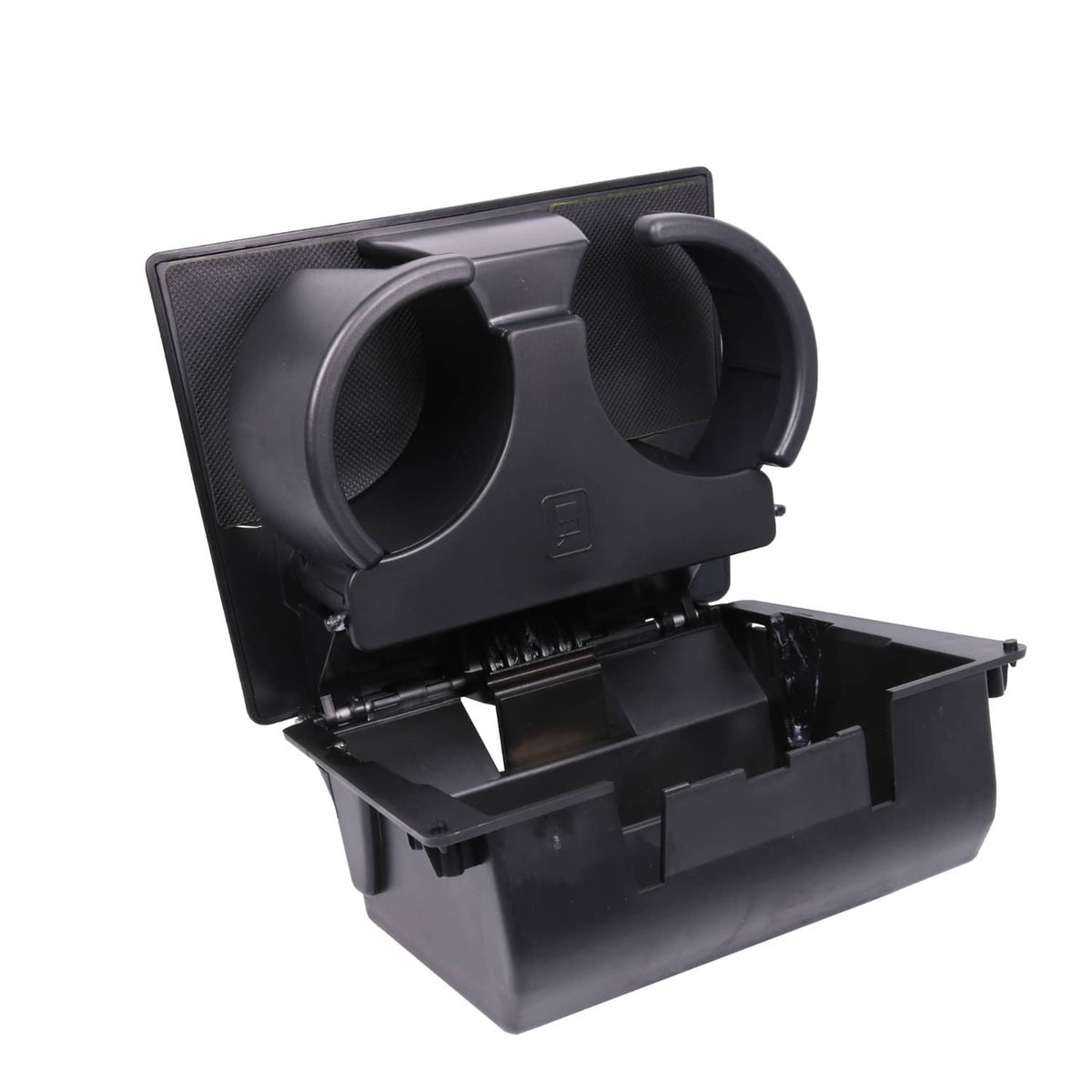 Solidspare BLACK Front Dual Cup Holder For 2008-2016 Ford F250 F350 F450 F550 8C3Z2513562AF