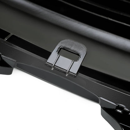 Solid Spare For 2017 2018 2019 Toyota Corolla L LE XLE Front Bumper Lower Grille Black Grill