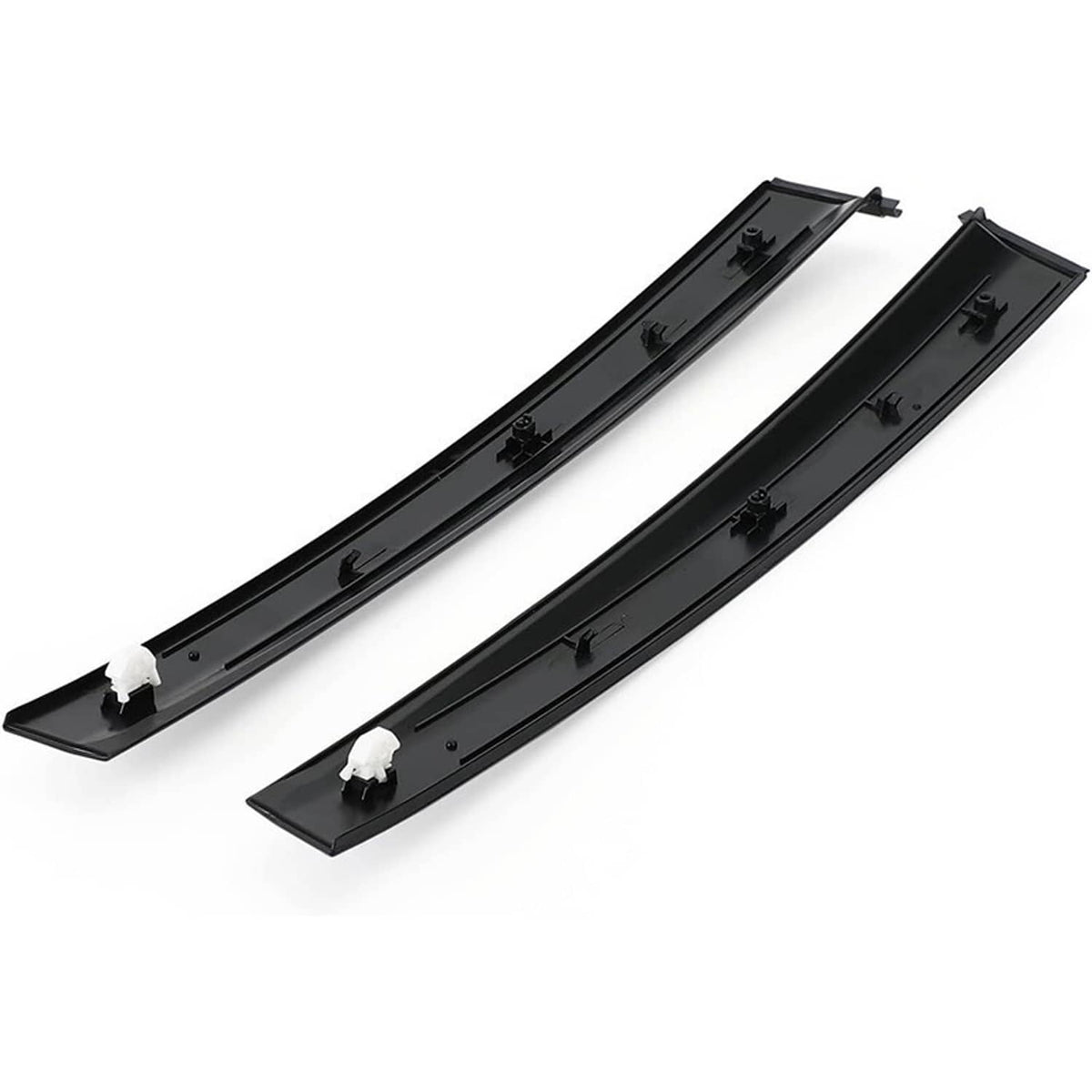 Solidspare Left & Right Side Window Molding Door Sash Trim For 1992-1995 Honda Civic Black
