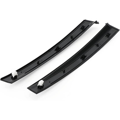 Solidspare Left & Right Side Window Molding Door Sash Trim For 1992-1995 Honda Civic Black