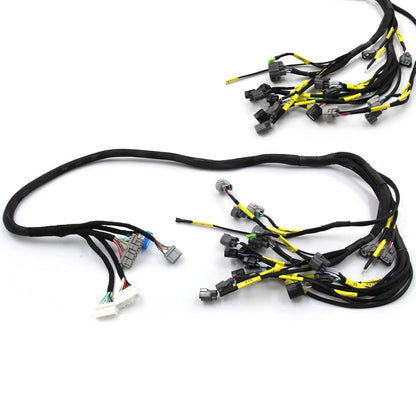 Solidspare Tucked Engine Wire Harness For 1992-2000 Honda Civic Integra OBD2 D/B-series