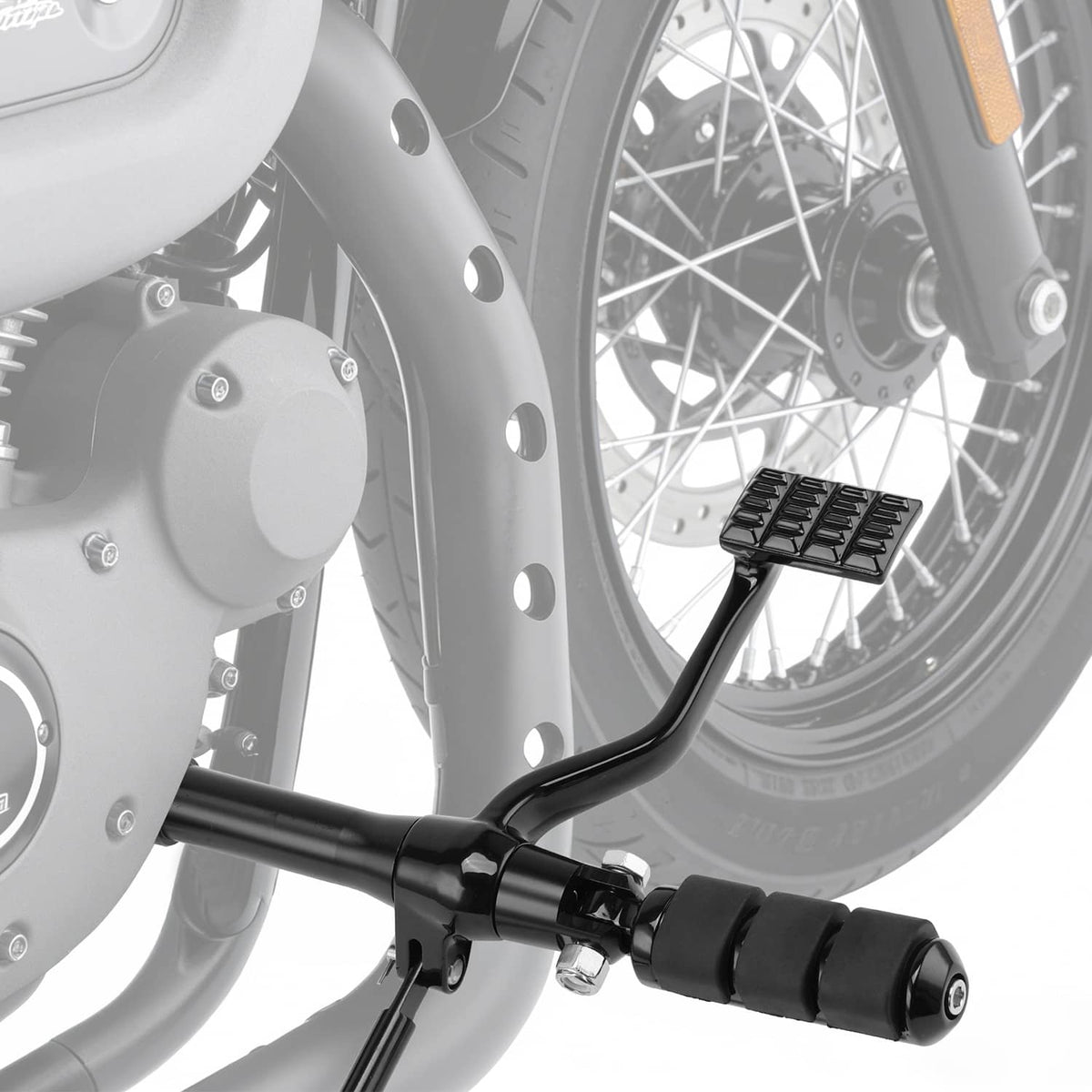 Solidspare Forward Controls Pegs Lever Linkage Kit Fit For Harley Sportster 883 1200 91-03