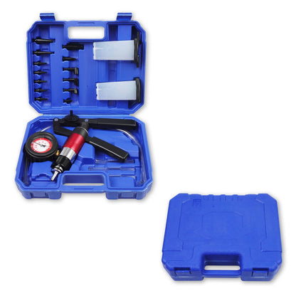 Solidspare 21pcs Hand Held Vacuum Pressure Pump Tester Brake Fluid Bleeder Bleeding Tool US