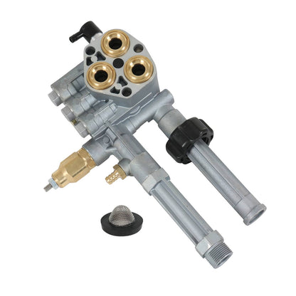 Solidspare Complete Pump Head W/ Unloader 2800 PSI for SRMW2.3G28 & SRMW2.4G28 Model Pumps