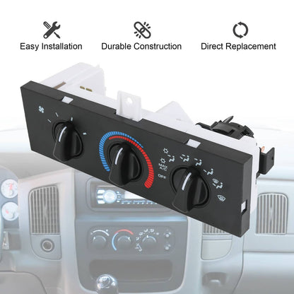 Solidspare 55055459AF A/C Heater Manual Climate Temp Control Panel For 98-03 Dodge Ram Van