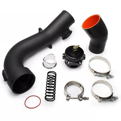 Solidspare 50MM BOV Intake Turbo Charge Pipe Kit For BMW N54 E88 E90 E92 135i 335i