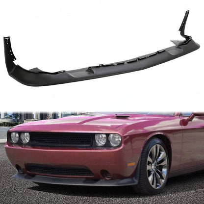 Solid Spare For Dodge Challenger 2008-2014 SRT Style Front Bumper Chin Spoiler Splitter Lip