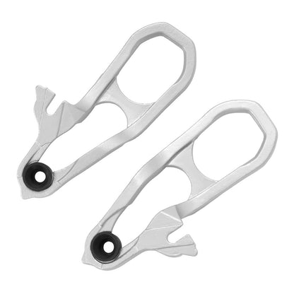 Solid Spare Pair Heavy Duty Front Car Tow Hooks with Hardware Kits For Ram 1500 DT 2019-2024