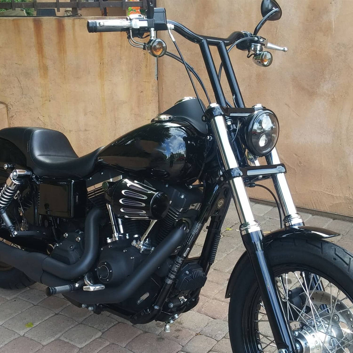 Solidspare 16" Rise MX-T Bars Handlebar Fit Fits Harley Softail Sportster Dyna Low Rider US