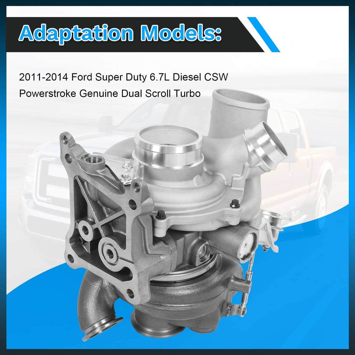 Solidspare Turbo For 2011-2014 Ford F-250 F-350 Super Duty Pickup 6.7L PowerStroke Diesel