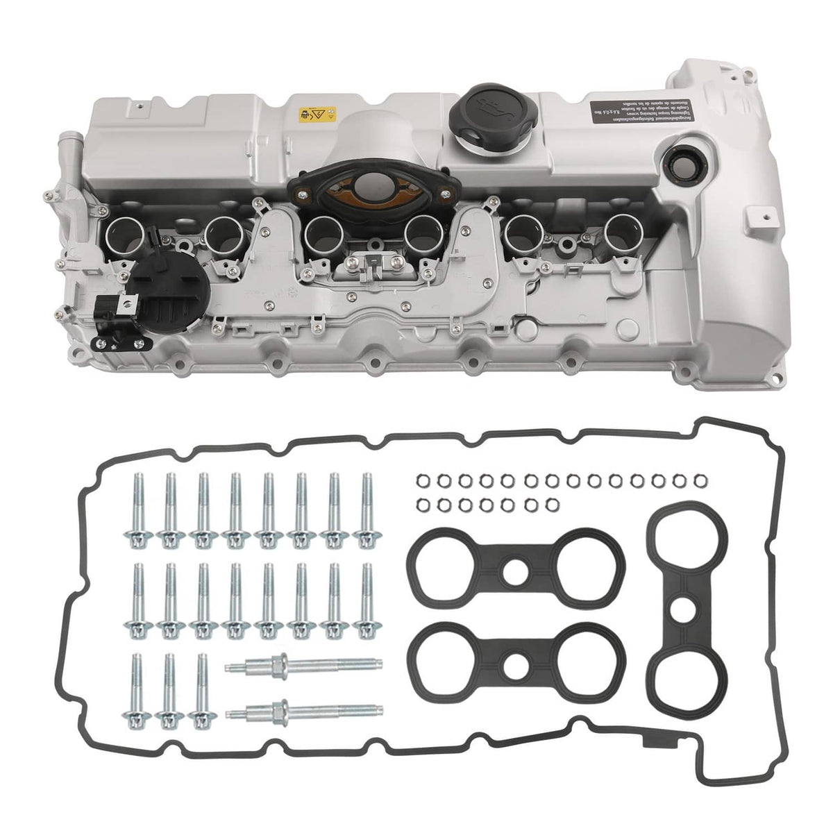 Solidspare Upgrade Aluminum Valve Cover for BMW N52 E70 E82 E90 E91 328i 528i 128i X3 X5