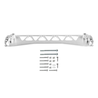 Solidspare Rear Lower Control Arms Subframe Brace Tie Bar for Honda Civic EK 96-00 Silver