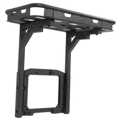 Solid Spare For Ford Bronco 2/4 Door 2021-2026 Tailgate Spare Tire Cargo Rack Luggage Basket