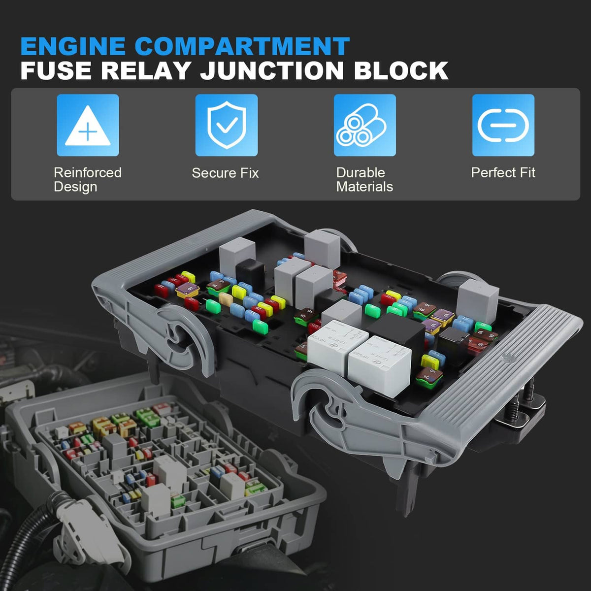 Solidspare 19210438 For Chevrolet,GMC 07-09 Avalanche Electrical Fuse Relay-Junction Block