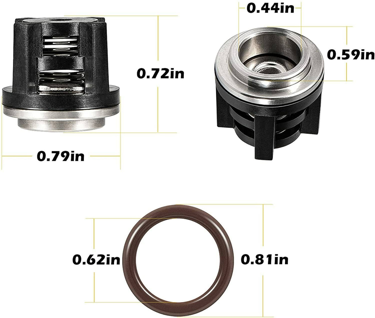 Solid Spare AR1828 Pump Check Valves Kit for Annovi Reverberi 18mm XR RK RKA RKV 70-0179