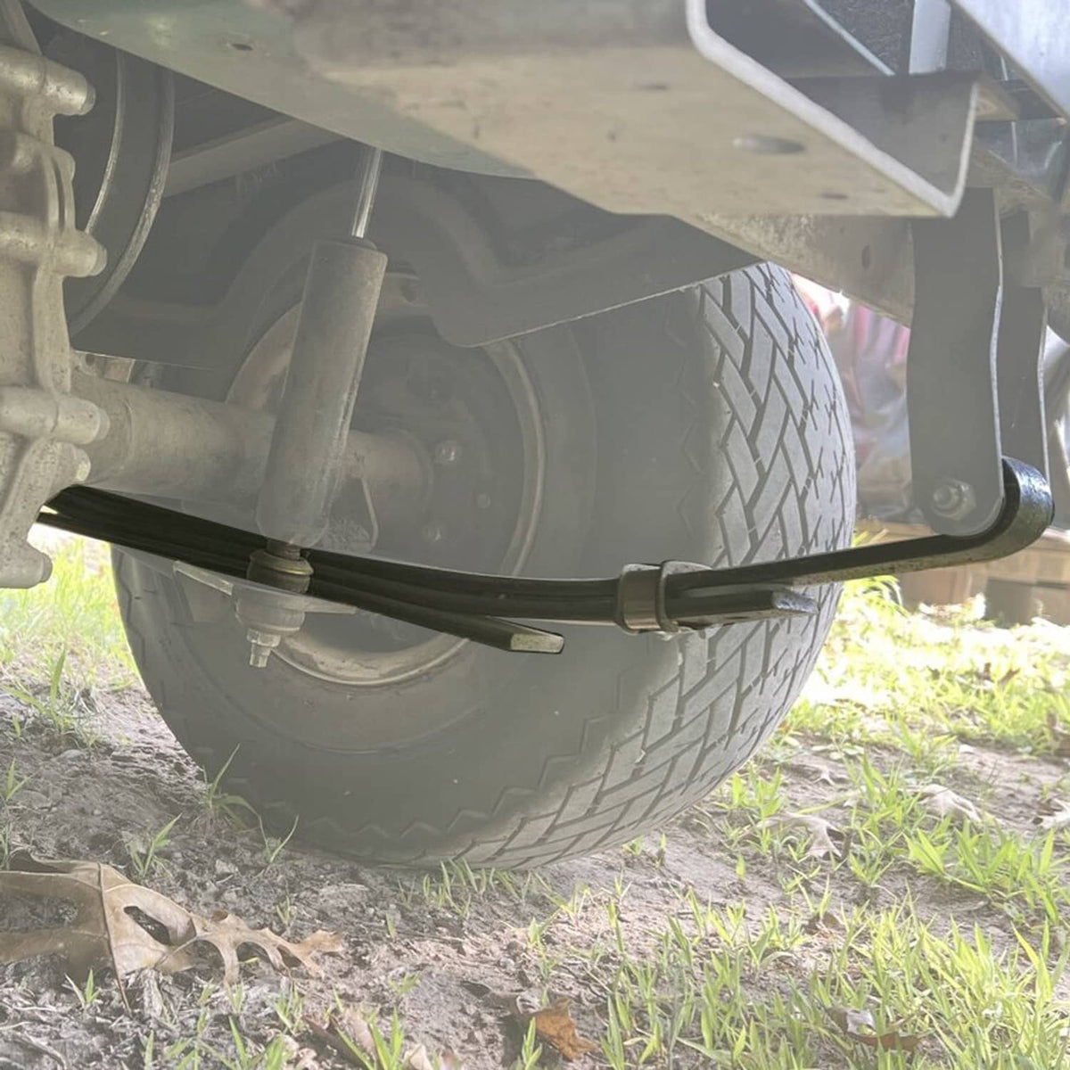 Solidspare Rear Leaf Springs Heavy Duty 3-Leaf w/ Bushings For Club Car DS Golf Cart 1981+
