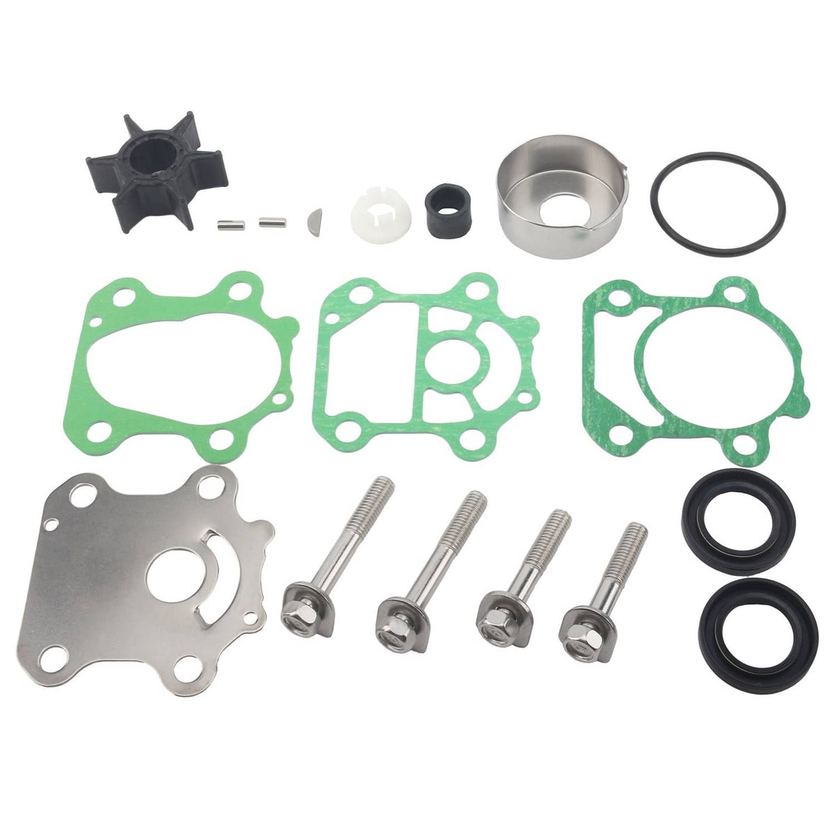 Solid Spare Water Pump Repair Kit for Yamaha 4 Stroke 70 HP F70 F70LA F70LA2 Outboard Engine