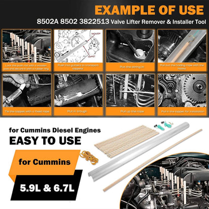 Solidspare 8502A 8502 3822513 Valve Lifter Remover & Installer Tool For Cummins 5.9L - 6.7L