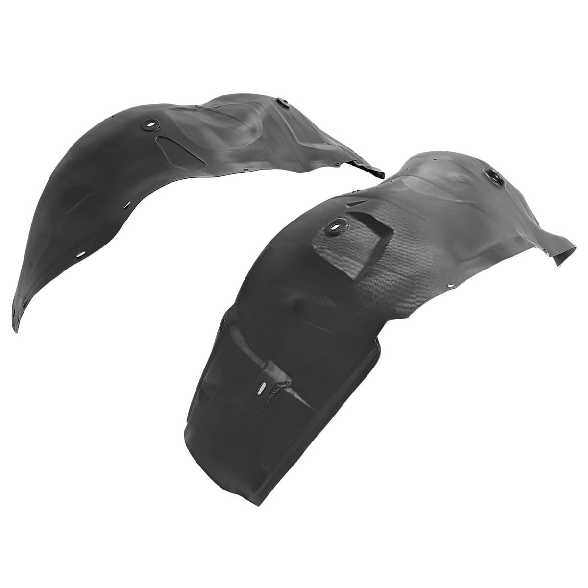 Solid Spare Front Driver & Passenger Side Inner Fender Liners For 07-13 Chevy Silverado 1500