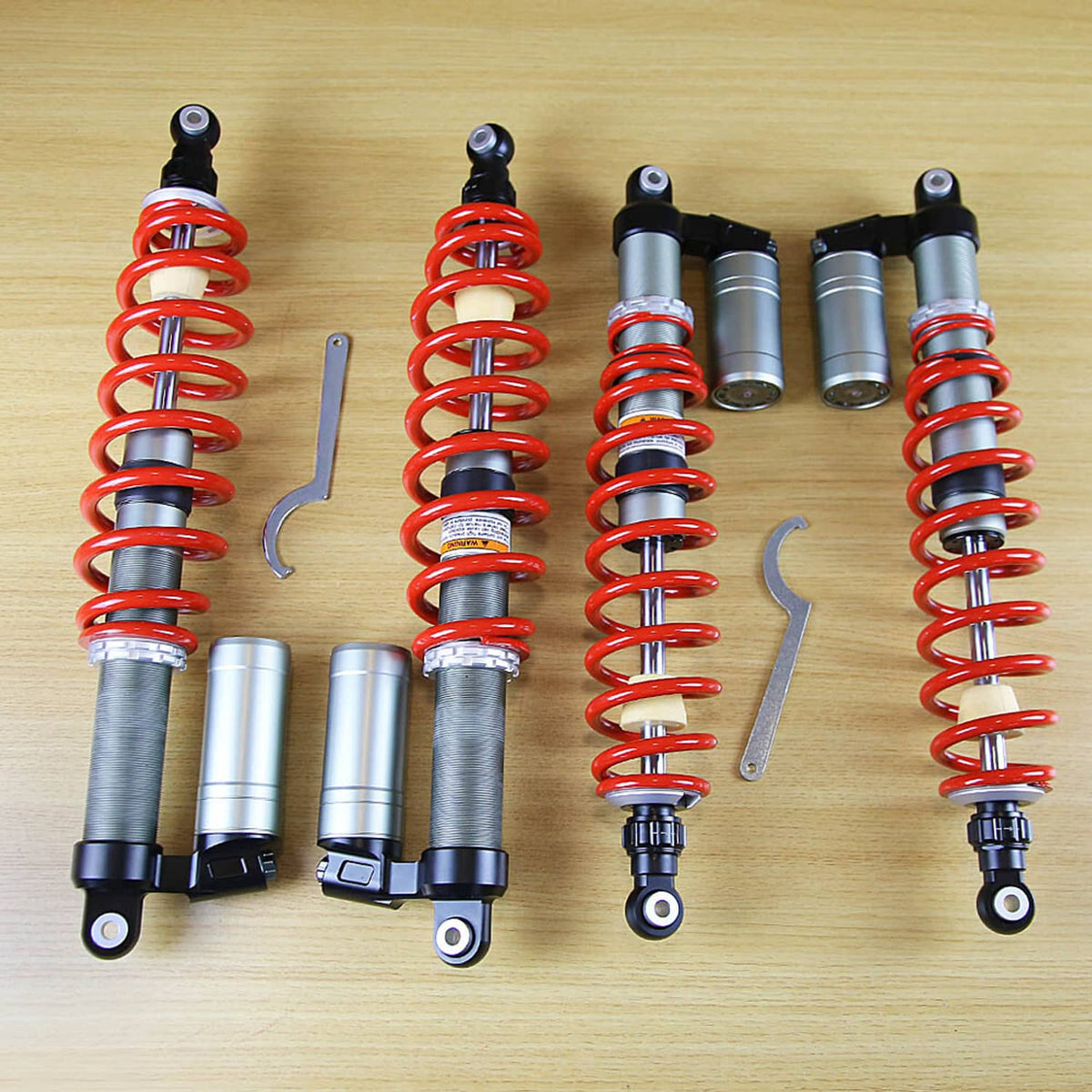 Solidspare Adjustable Front & Rear Shocks Absorbers For Polaris RZR 800 S / RZR S 800 09-14