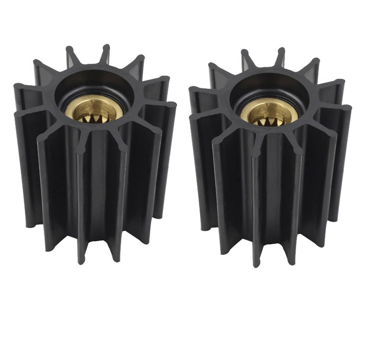 Solid Spare 2X Impeller Replaces Cummins 4019403 4933743 Sherwood 18000K Johnson 09-705BT-1