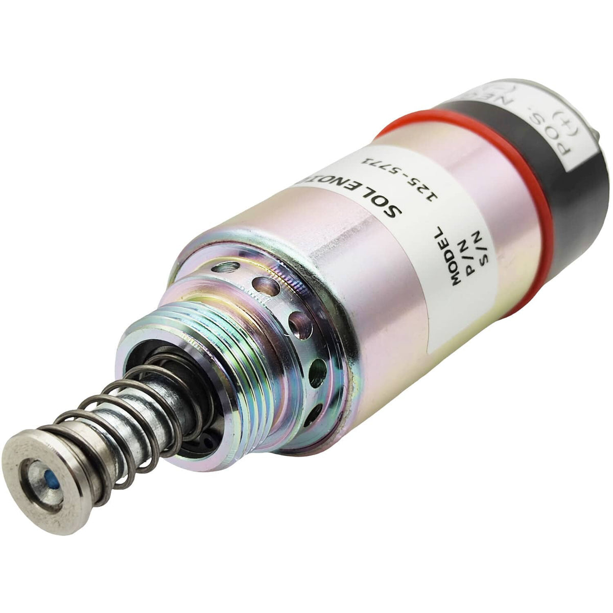 Solid Spare 12V Fuel Shutoff Solenoid for Caterpillar Asphalt Paver AP-1000 9X-5312 AP-1050