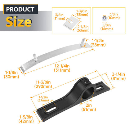 Solid Spare Fit 8591005 Fender Hanger Mounting Bracket Assembly For #8590245 #8590195