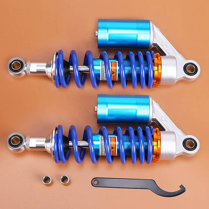 Solidspare 11" 280mm Motorcycle Rear Air Shock Absorbers Suspension For Honda Suzuki Yamaha