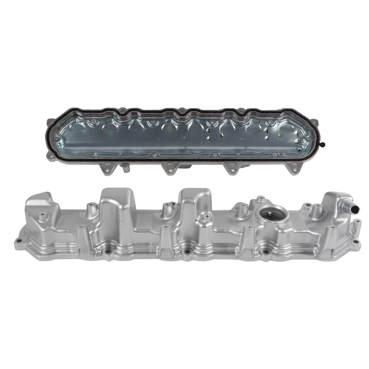 Solidspare 2PCS Aluminum Valve Cover with Gasket For Chevy Silverado 1500 Tahoe 2014-2020