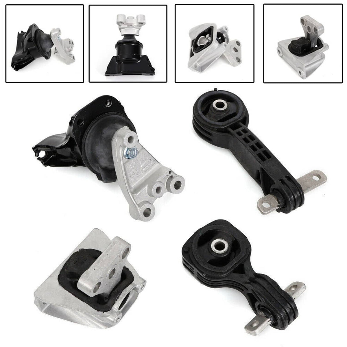 Solidspare 4PCS Engine Motor & Trans Mount Set Kit Automatic For 2006-2009 Honda Civic 1.8L