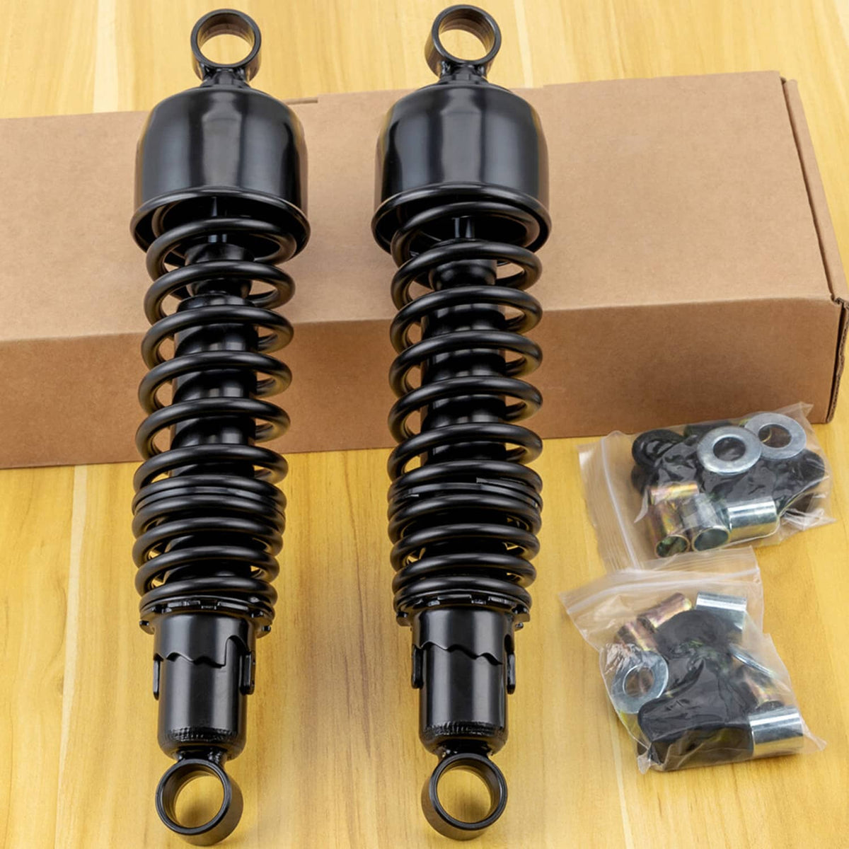 Solidspare Pair 13" Rear Suspension Shocks for 1984-2024 Harley Touring Road King Glide CVO