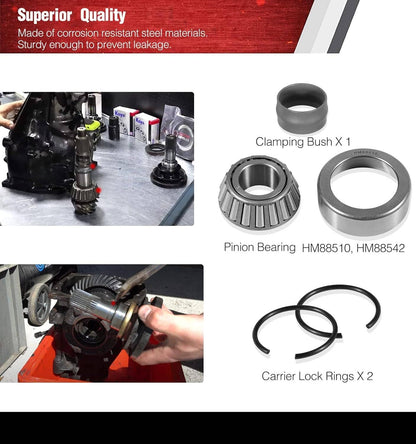 Solid Spare For BMW E30 E36 E28 E34 E23 E32 Z1 Z3 Differential 188 Bearing Diff Rebuild Kit