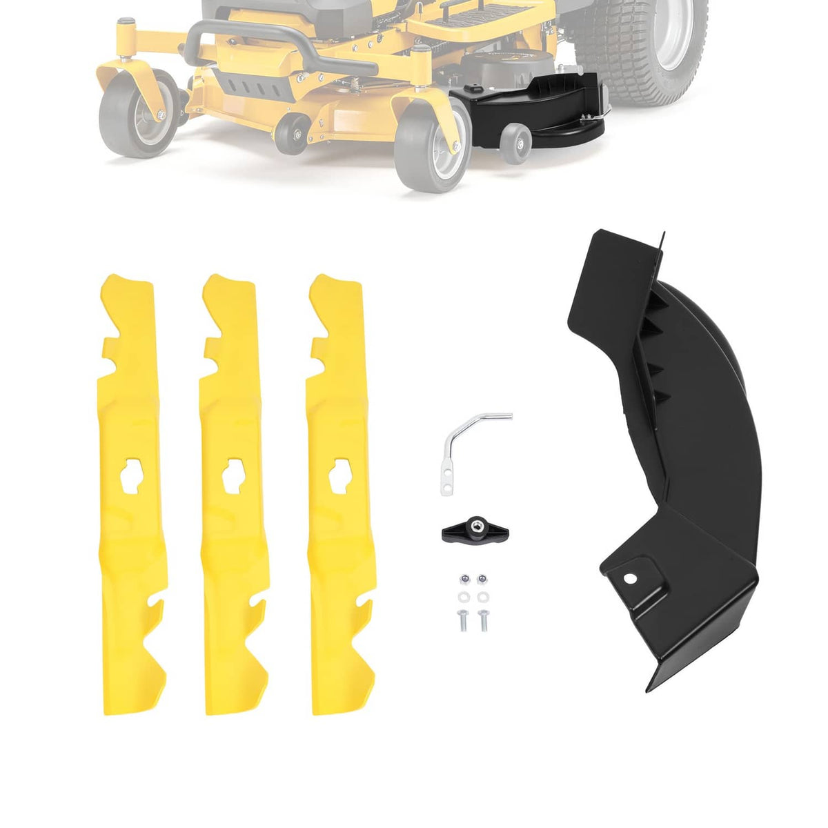 Solidspare 54" Blades Mulch Kit For CUB CADET XT1-GT54 ST54 ZT1-54P ZT2-54 #19A30051100