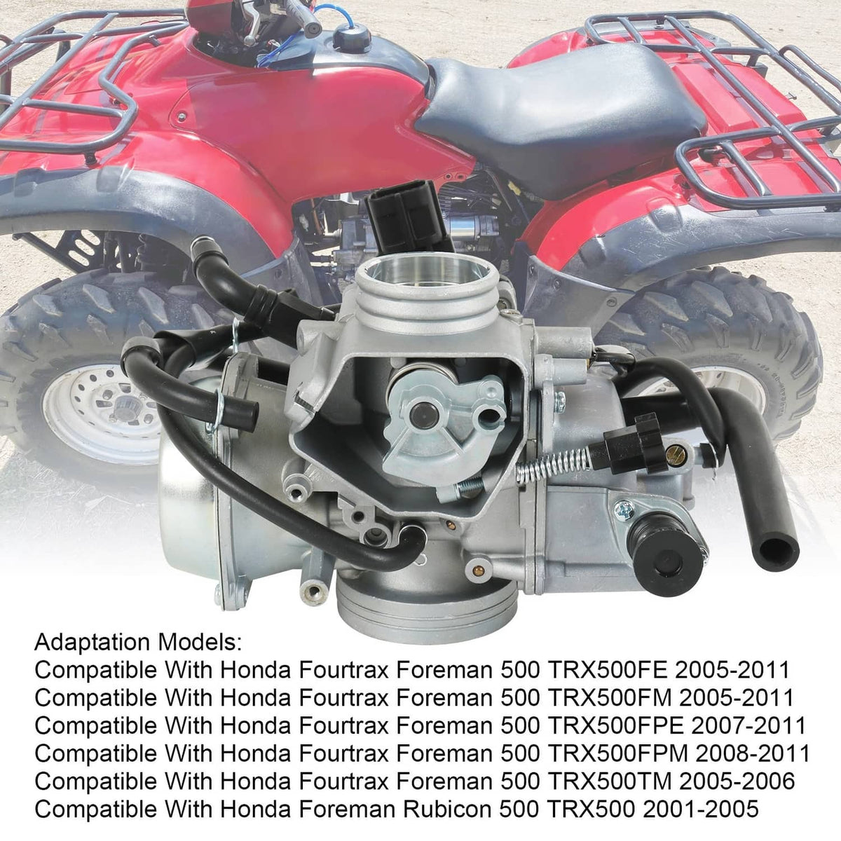 Solidspare New Carburetor For Honda Rancher 400 2004-2007 TRX400FA TRX400FGA 16100-HN7-013