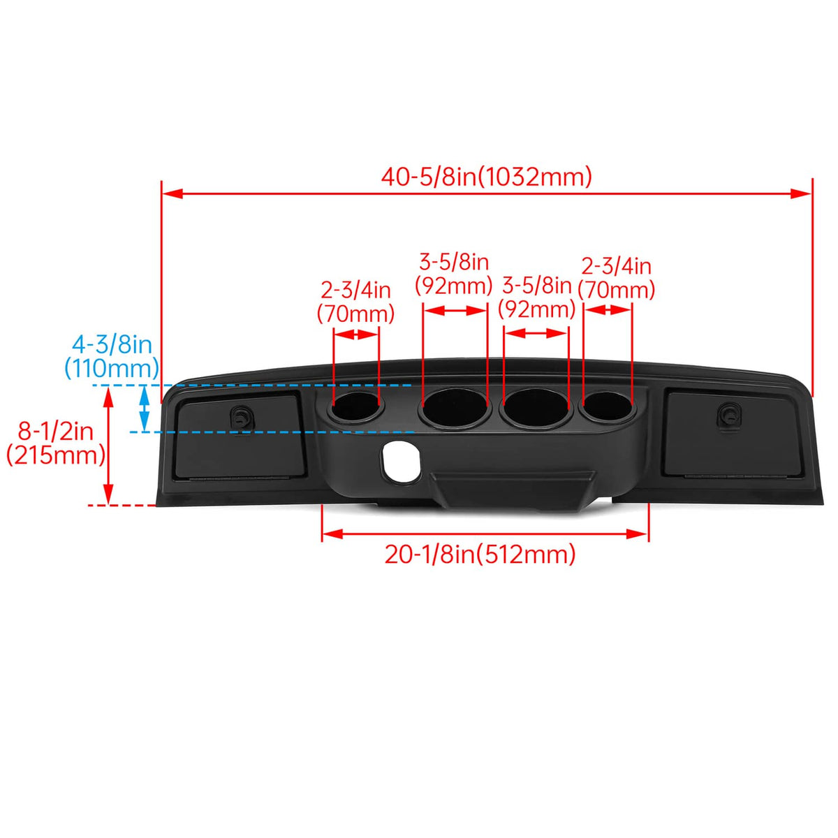 Solidspare Dash Cover Golf Cart DashBoard Kit For Yamaha G14 G16 G19 G22 Models 1995-2007