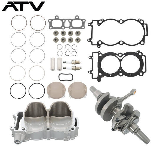 Solidspare 3023156 3022594 For Polaris RZR XP 1000 Crankshaft Cylinder Piston Kit 2014-2018