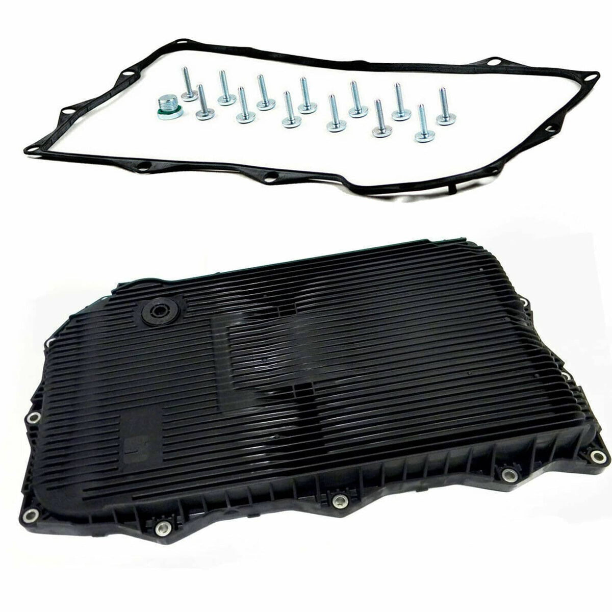 Solidspare New Automatic Transmission Oil Pan & Filter & Gasket & Bolt Kit For 8 Speed BMW