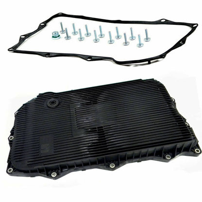 Solidspare New Automatic Transmission Oil Pan & Filter & Gasket & Bolt Kit For 8 Speed BMW