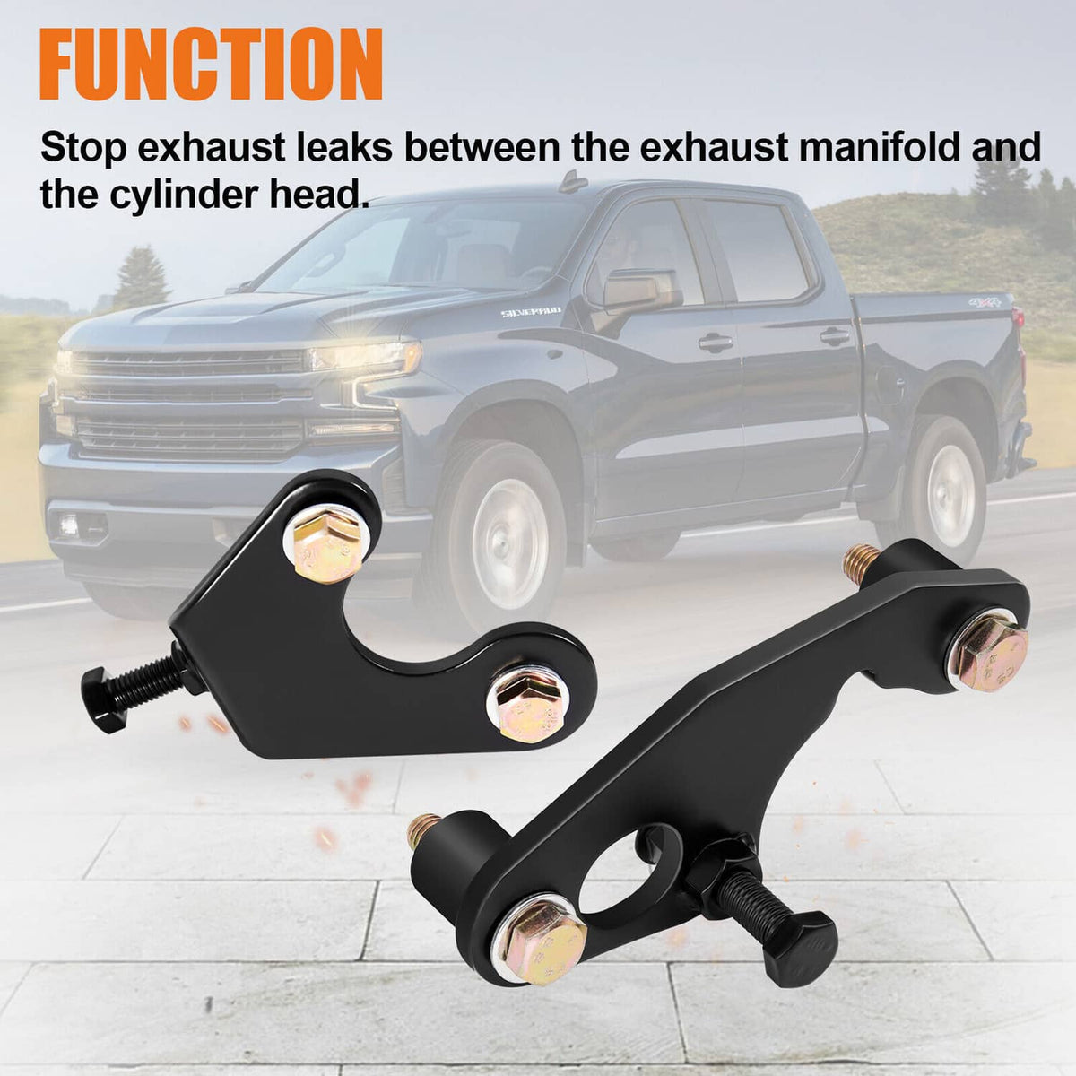 Solidspare New Exhaust Manifold Bolt Repair Kit For Newer GM Trucks & SUV 4.8/5.3/6.2/ 6.0L