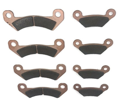 (2) Front Rear Brake Pads for XUV825E XUV855E XUV855M XUV825M John Deere Gator