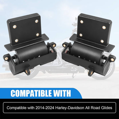 Solidspare Glove Box Hinges Inner Fairing Fit 2014-2024 Harley-Davidson All Road Glide FLHT