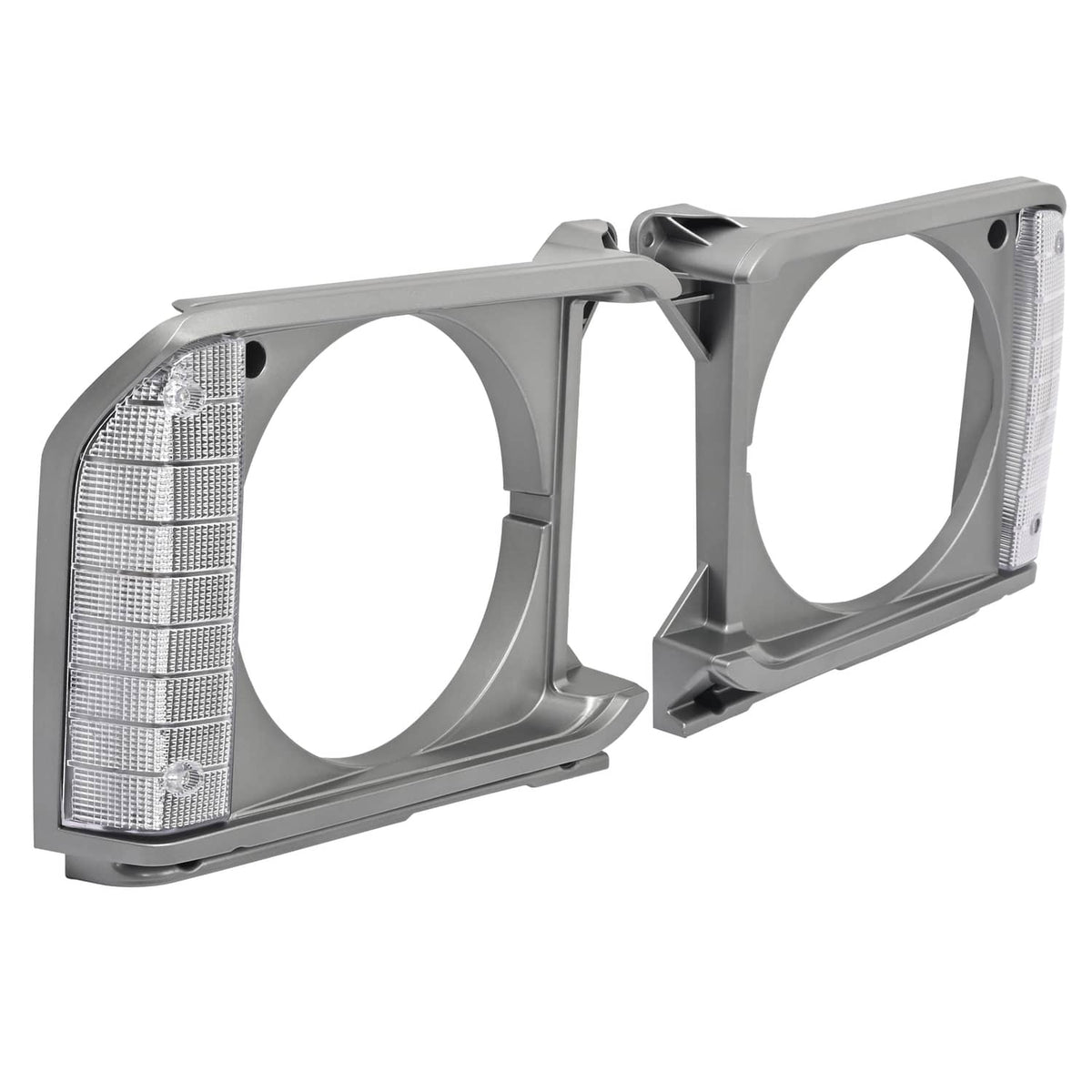 Solid Spare Gray Headlight Bezel Headlight Door Set For Toyota Pickup RWD 79-81 # 8161089105